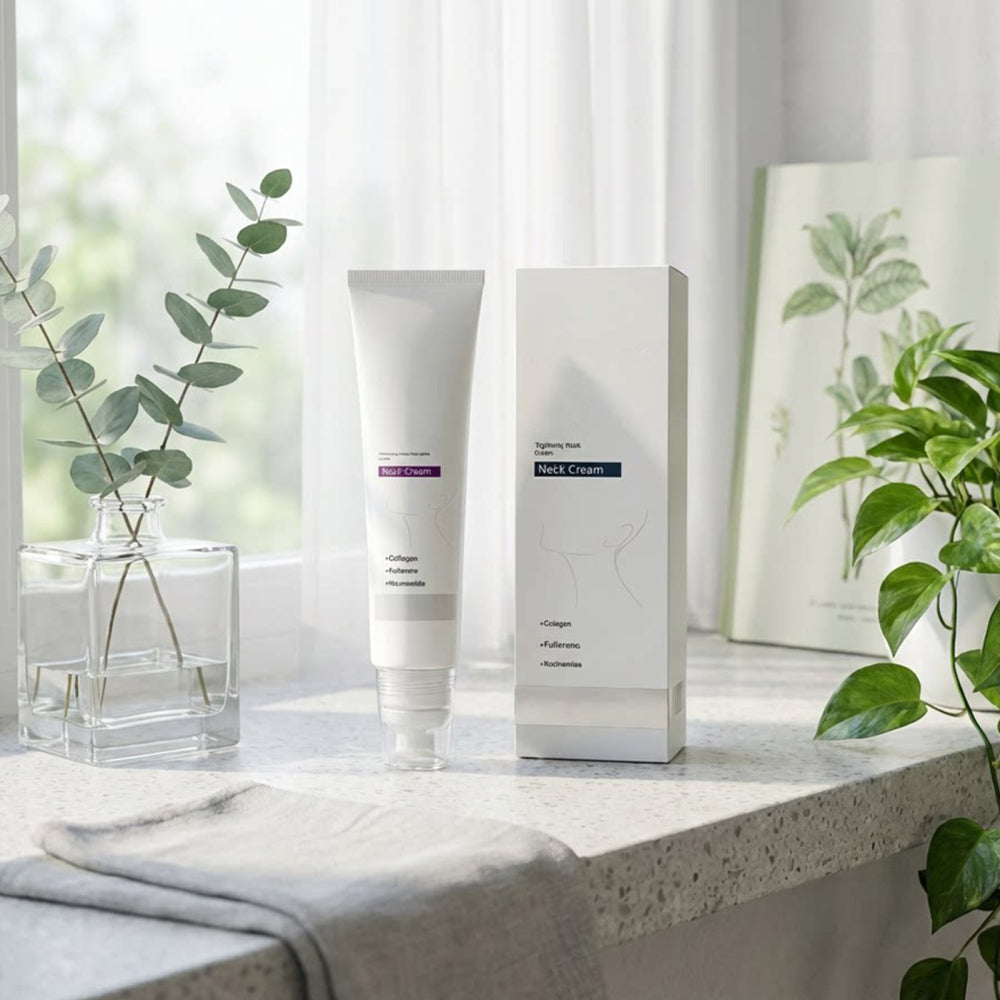FirmSkin Neck™ - Crème pour le cou au collagène et à l'acide hyaluronique | Veiggara.