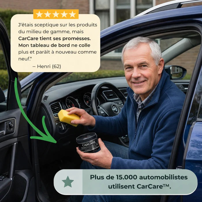 CarCare™ – Crème réparatrice pour intérieurs de voiture (cuir et plastiques) | 1 acheté, 2 offerts !