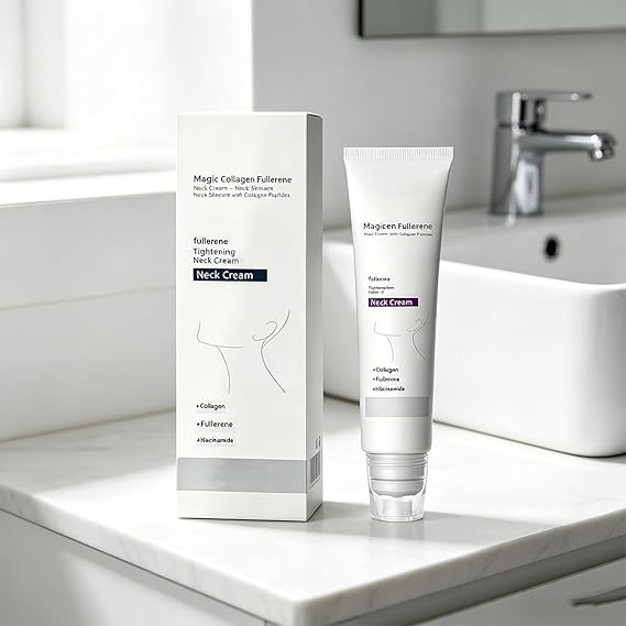 FirmSkin Neck™ - Crème pour le cou au collagène et à l'acide hyaluronique | Veiggara.