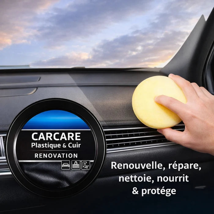 CarCare™ | Crème réparatrice pour intérieurs de voiture (cuir et plastiques) | 1 acheté, 2 offerts !